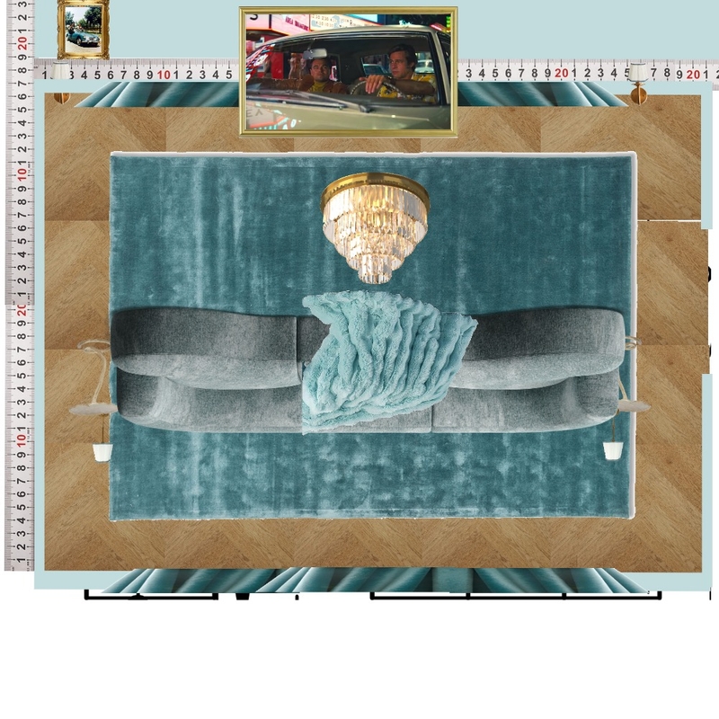 Cinema Blue Colour Drench Mood Board by dl2407 on Style Sourcebook