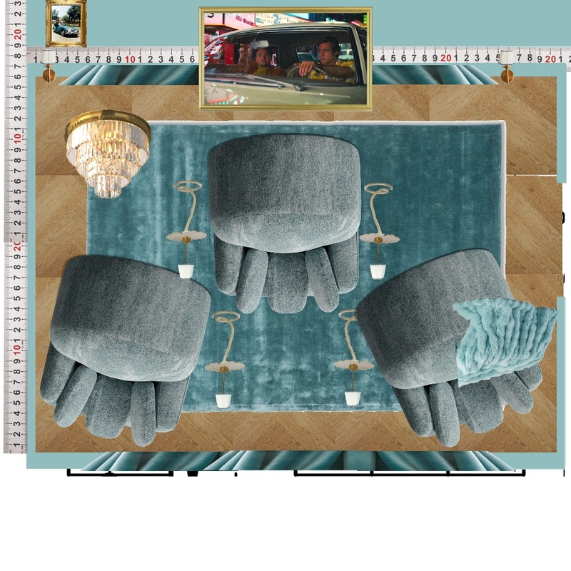 Cinema Blue Colour Drench Mood Board by dl2407 on Style Sourcebook