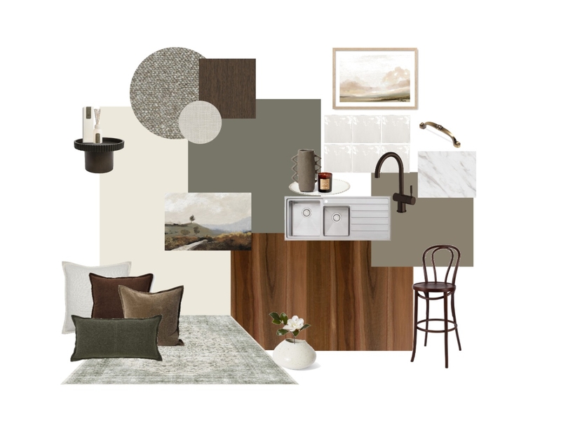 Earthy Modern Retreat With Heritage Charm Interior Design Mood Board by mrfinteriors Earthy Modern Retreat With Heritage Charm Interior Design Mood Board by mrfinteriors