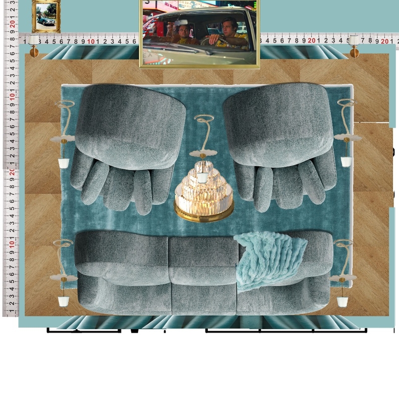 Cinema Blue Colour Drench Mood Board by dl2407 on Style Sourcebook