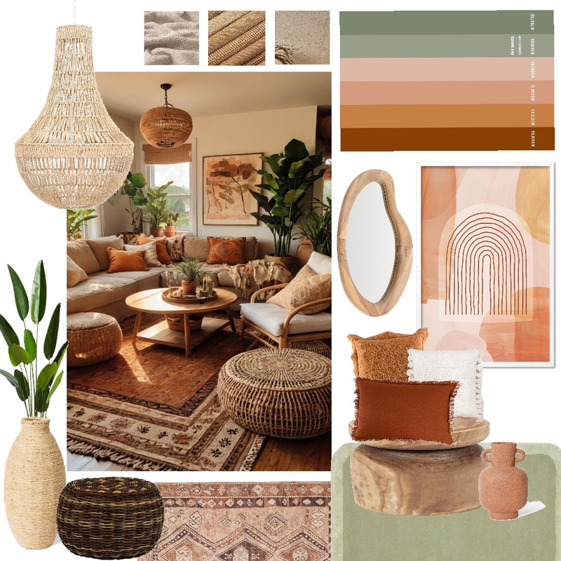 Boho mood board Mood Board by Bayleamiekus on Style Sourcebook