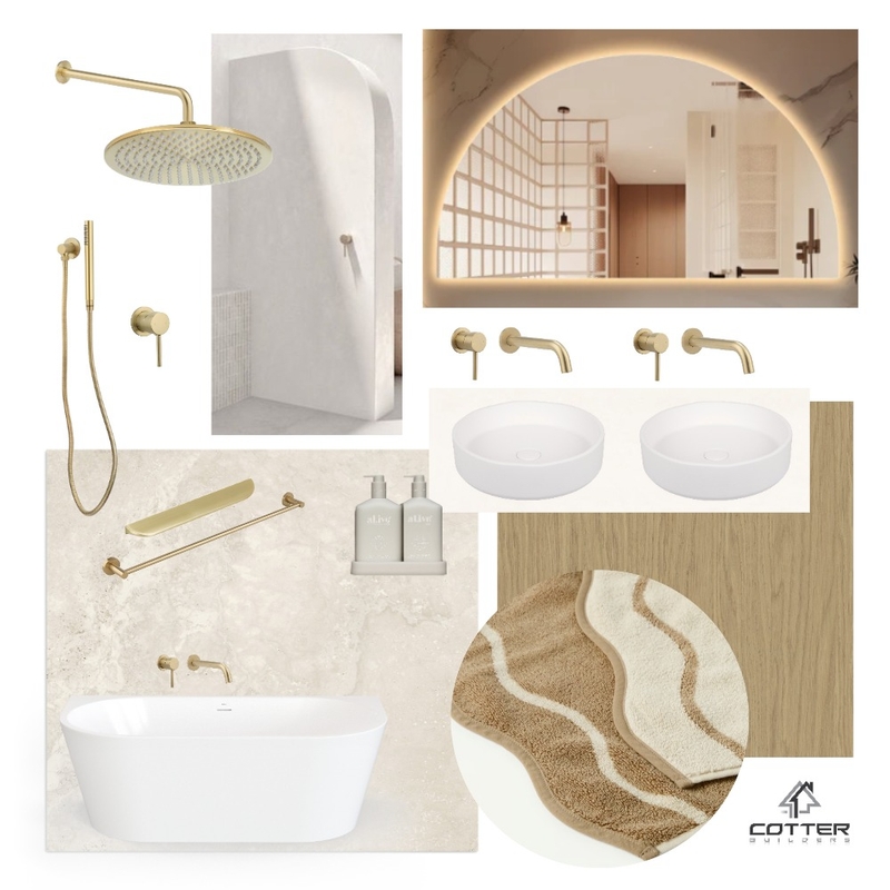 Solaire - Main Bathroom Mood Board by Cotter Builders on Style Sourcebook