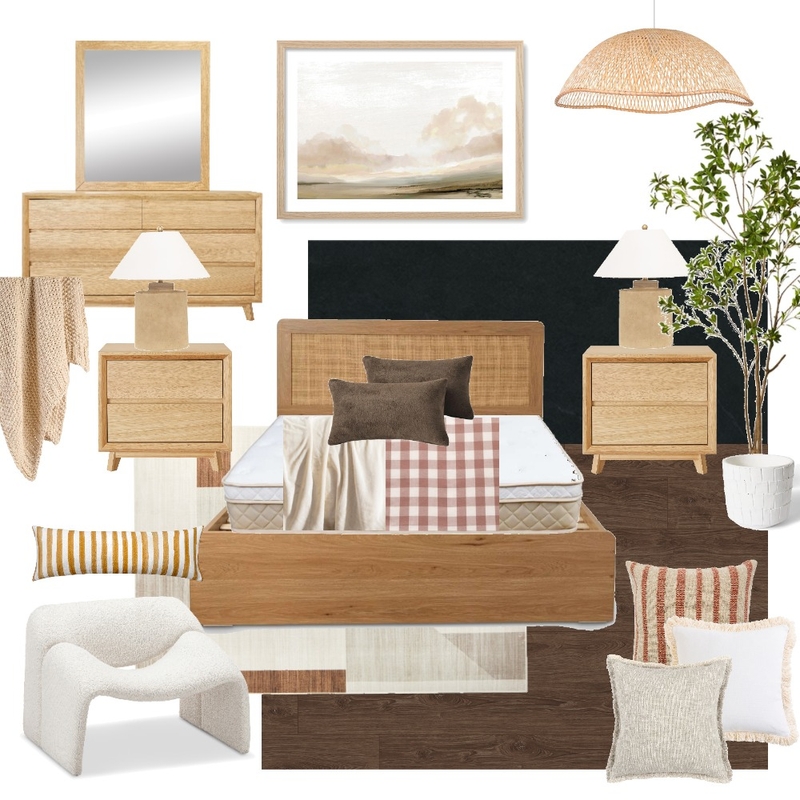 Rustic Bedroom Interior Design Mood Board by Profile Australia Rustic Bedroom Interior Design Mood Board by Profile Australia