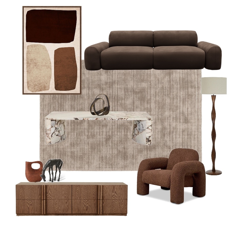 Modern living Interior Design Mood Board by BLYF Interiors Modern living Interior Design Mood Board by BLYF Interiors