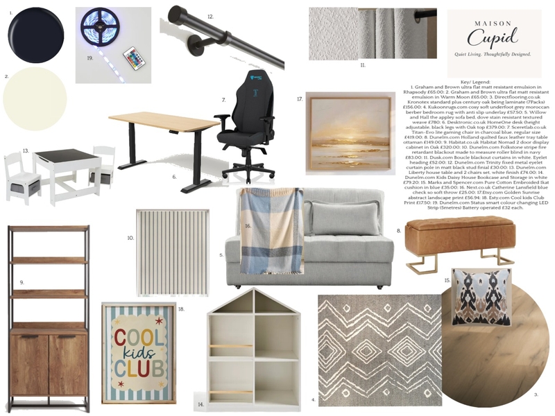 Sample Board (IDI 10) Interior Design Mood Board by Maisie_Cupid