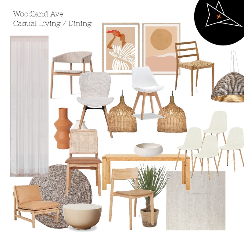 Woodland Casual Living / Dining Mood Board by FOXKO on Style Sourcebook