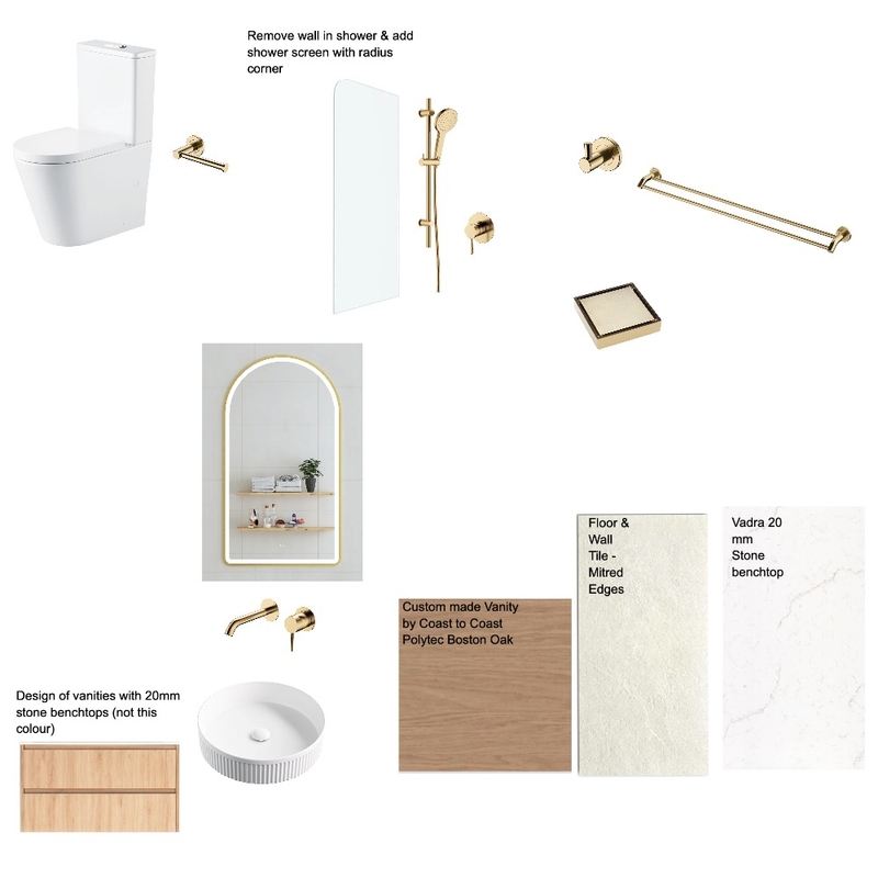 Ensuite Bathroom Mood Board by IIDR Interior Design on Style Sourcebook