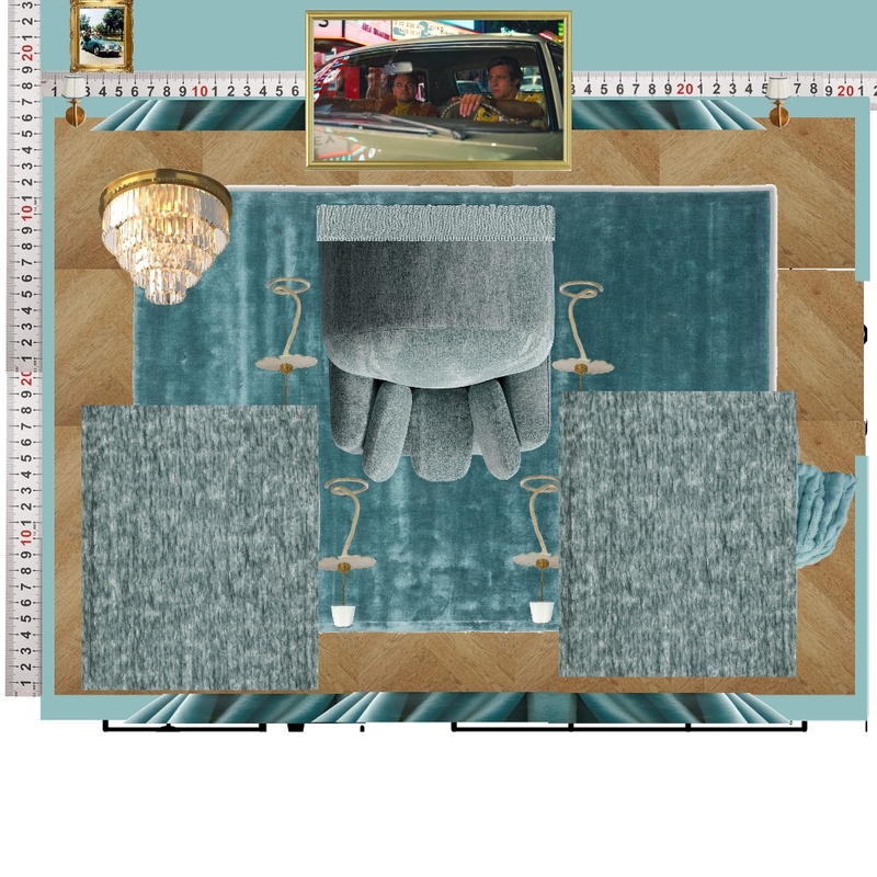 Cinema Blue Colour Drench Mood Board by dl2407 on Style Sourcebook