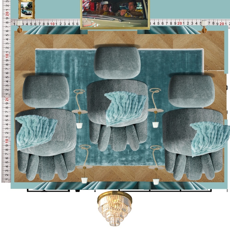 Cinema Blue Colour Drench Mood Board by dl2407 on Style Sourcebook