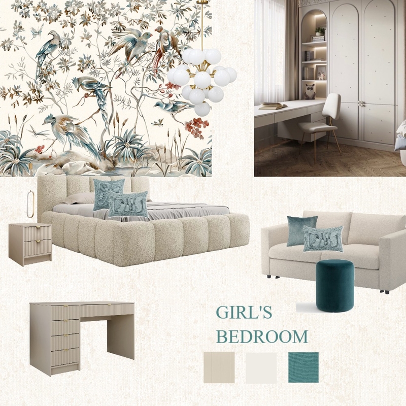 girl bedroom 2 Mood Board by themischalatsi on Style Sourcebook