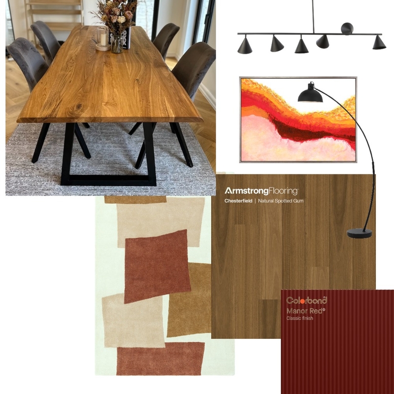 Dining room Interior Design Mood Board by CAJ