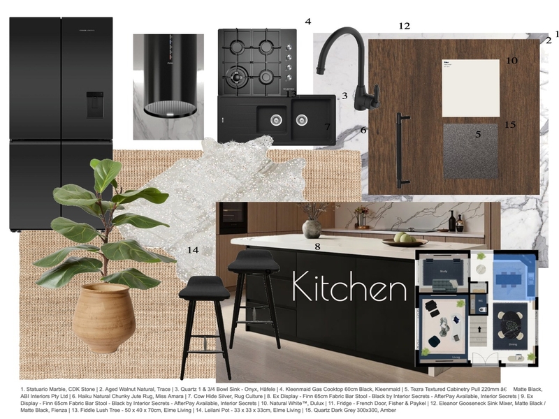 Kitchen Interior Design Mood Board by thebeafactor Kitchen Interior Design Mood Board by thebeafactor