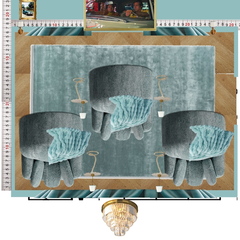 Cinema Blue Colour Drench Mood Board by dl2407 on Style Sourcebook