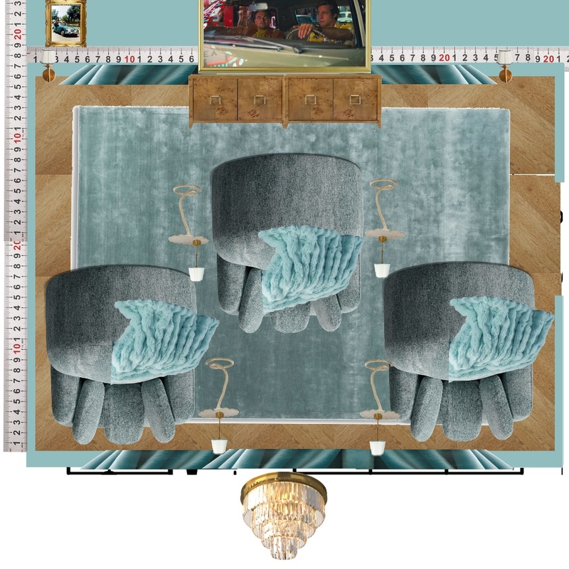 Cinema Blue Colour Drench Mood Board by dl2407 on Style Sourcebook