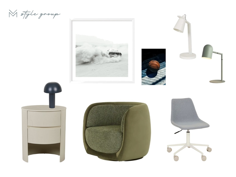 Jacks bedroom - Park Pl Interior Design Mood Board by The VM Style Group