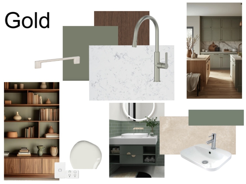 Gold Mood Board Mood Board by Adelaide Green Homes on Style Sourcebook