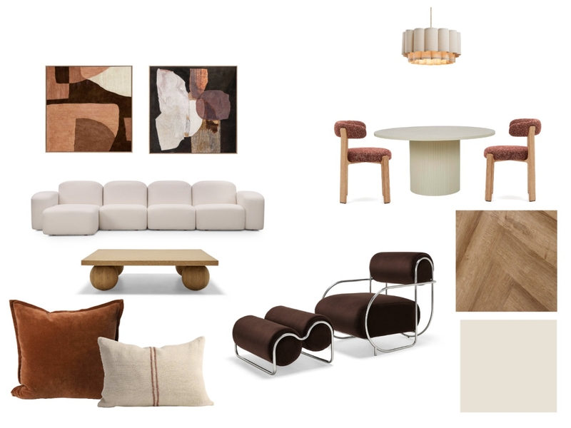 Test Warm Living Room Interior Design Mood Board by Studio Lili Test Warm Living Room Interior Design Mood Board by Studio Lili