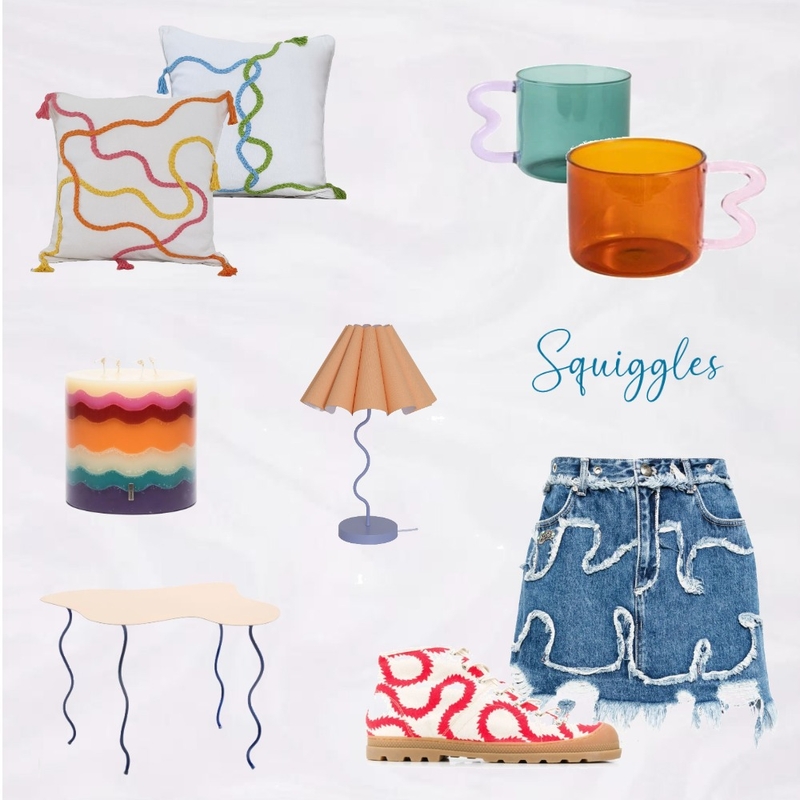 Squiggles Mood Board by Olmi Studio on Style Sourcebook