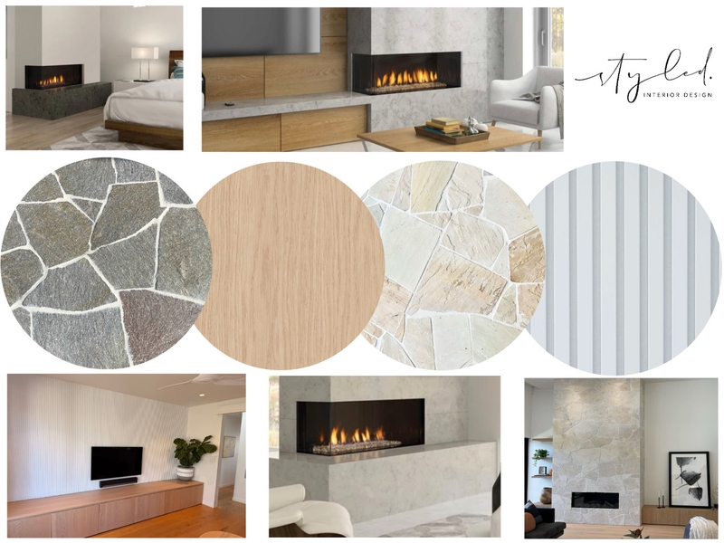 Kirsty - Fireplace Design Interior Design Mood Board by Styled Interior Design