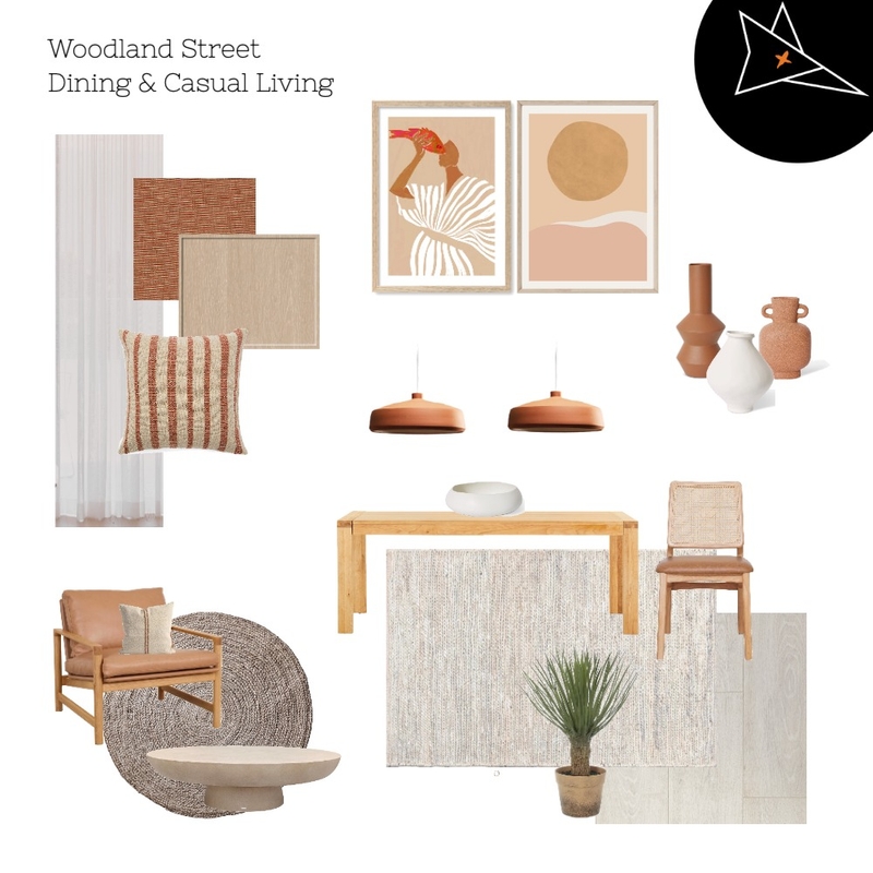 Woodland Dining & Casual Living Interior Design Mood Board by Fox + Ko Woodland Dining & Casual Living Interior Design Mood Board by Fox + Ko