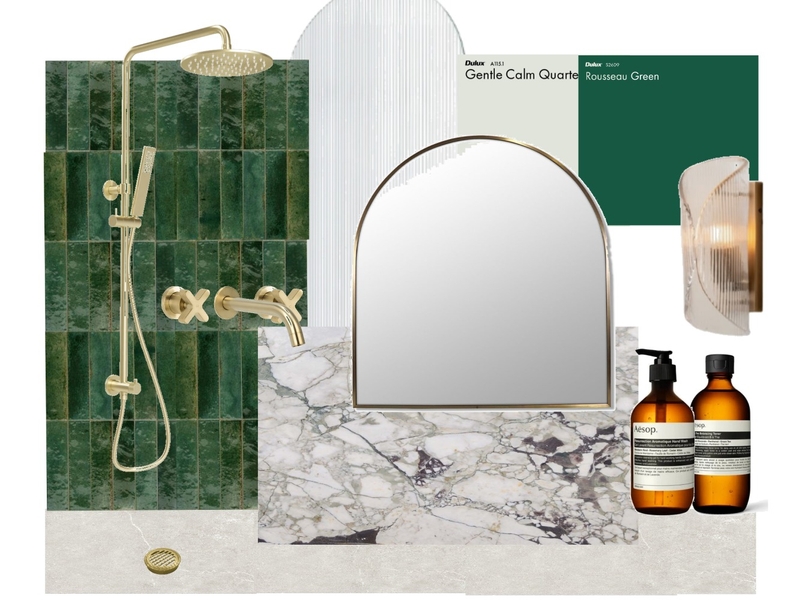 Bathroom 2 Interior Design Mood Board by Lani_Emma