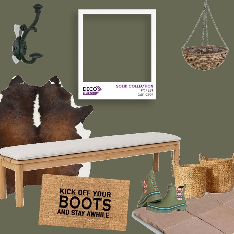 DecoSplash, Solid Colour Collection, Forest, Mudroom Interior Design Mood Board by DECO Australia DecoSplash, Solid Colour Collection, Forest, Mudroom Interior Design Mood Board by DECO Australia
