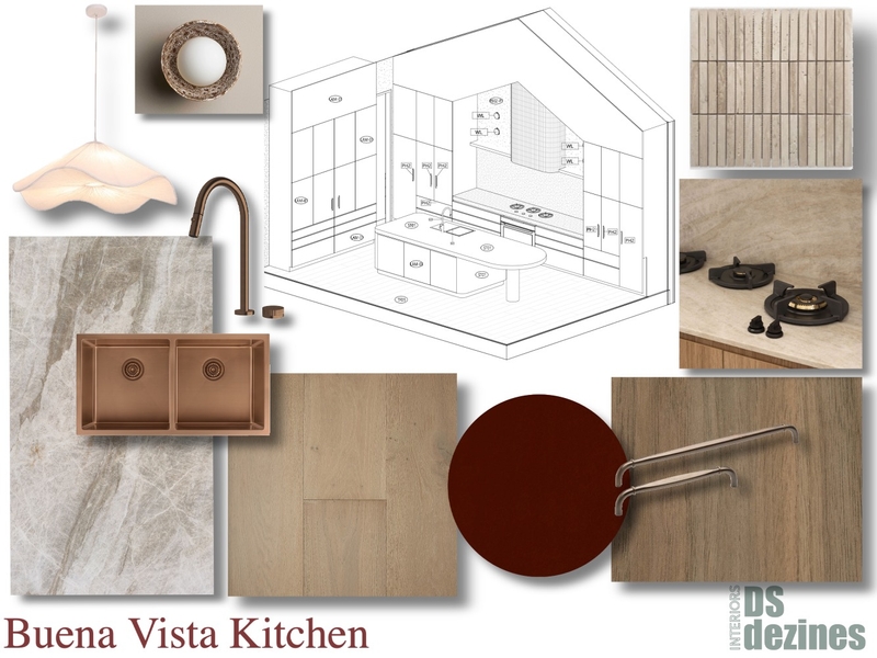 Tom Kitchen Interior Design Mood Board by DSdezines Interiors