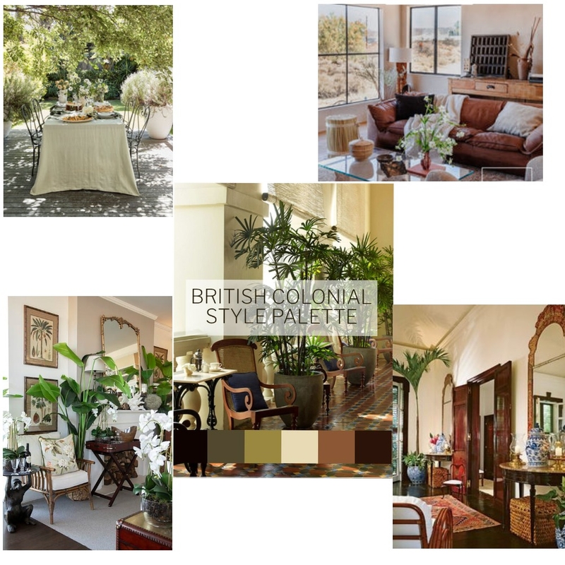British Colonial Living Mood Board by Savvi Home Styling on Style Sourcebook