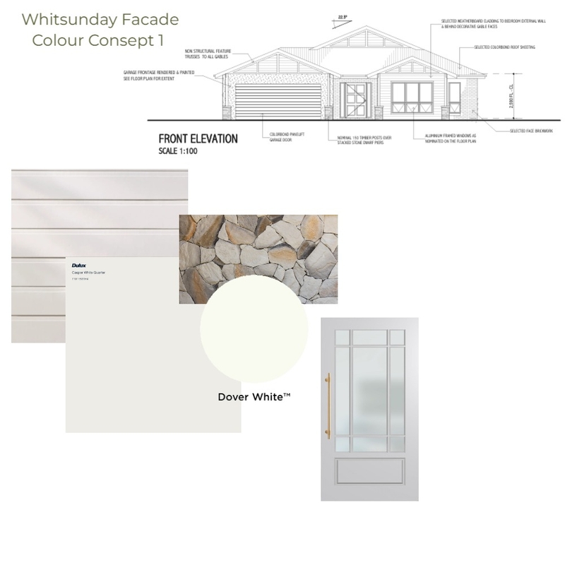 Whitsunday Facade Interior Design Mood Board by CaseyEdwards