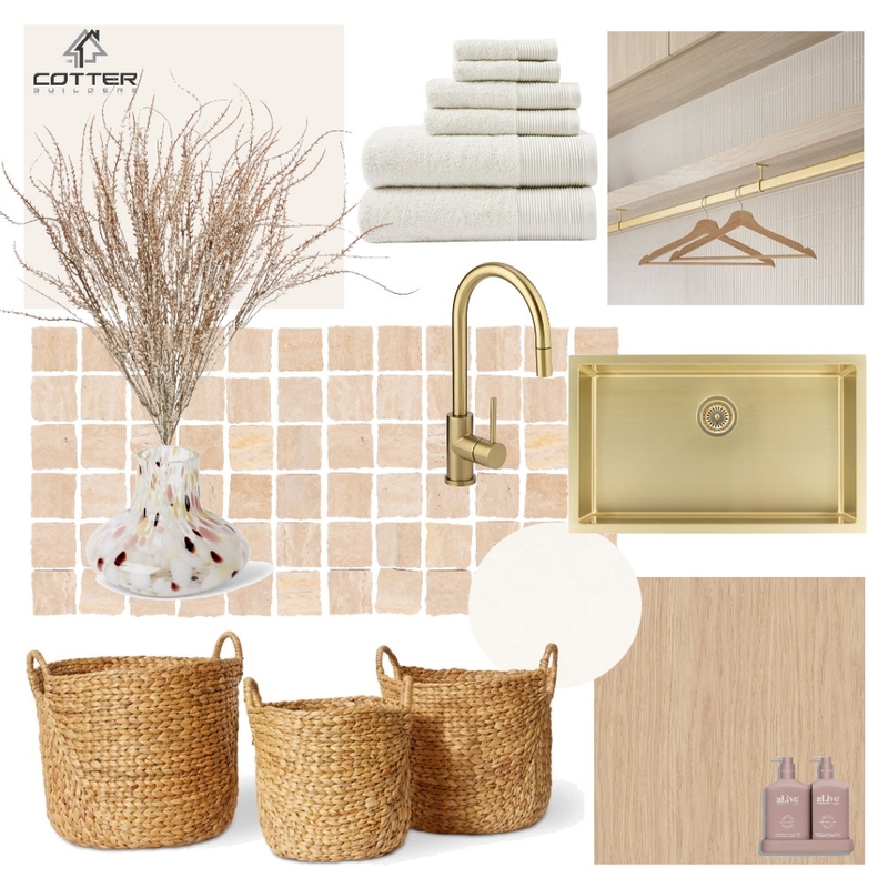 Tiaho House - Laundry Interior Design Mood Board by Cotter Builders