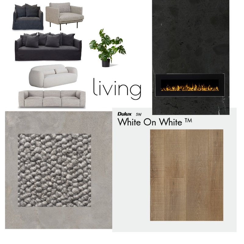 LIVING Interior Design Mood Board by HIGH VALLEY