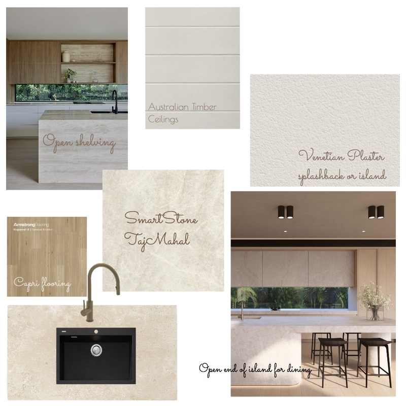 granny FLAT KITCHEN Interior Design Mood Board by ClaudiaTomkinson