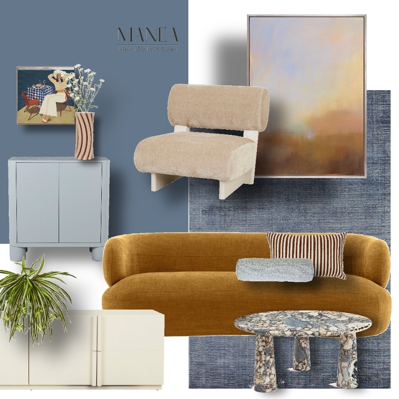 Modern Living Interior Design Mood Board by Manea Interior Design & Styling Modern Living Interior Design Mood Board by Manea Interior Design & Styling