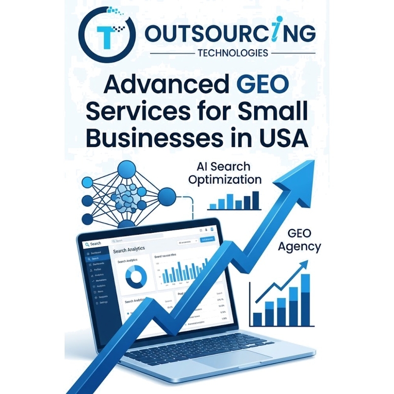 Boost AI Search Reach Fast | Outsourcing Technologies in the USA Now Interior Design Mood Board by outsourcingtechnologies