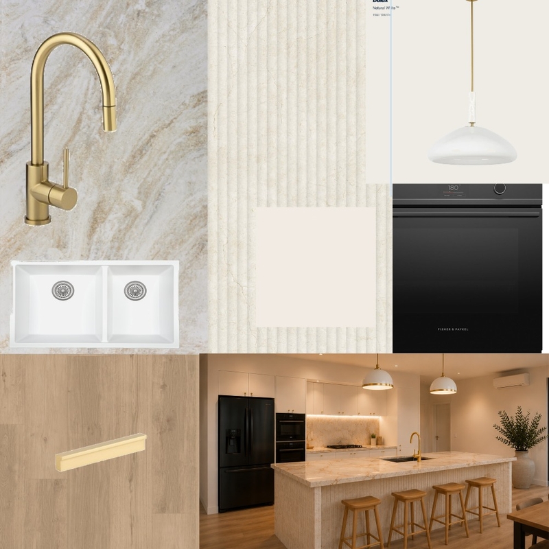 Kitchen Interior Design Mood Board by JuliaPietrobon