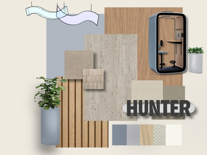 Hunter Office Finishes Board Mood Board by c_laretriffett on Style Sourcebook