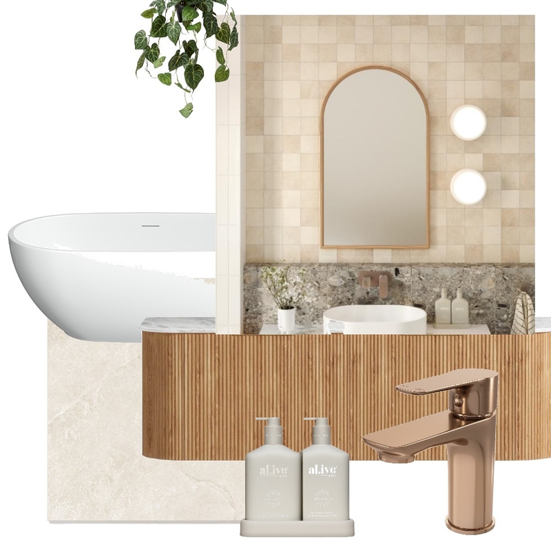 Modern Coastal Bathroom Nusa Villas Mood Board by Restyled Interiors on Style Sourcebook