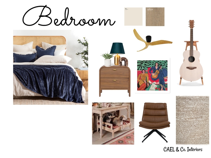 Warm Minimalist Bedroom - Sample Board Mood Board by Cae_labitag on Style Sourcebook