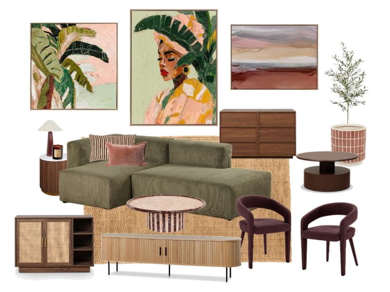 Walnut Concept Mood Board by Design by Uliana on Style Sourcebook
