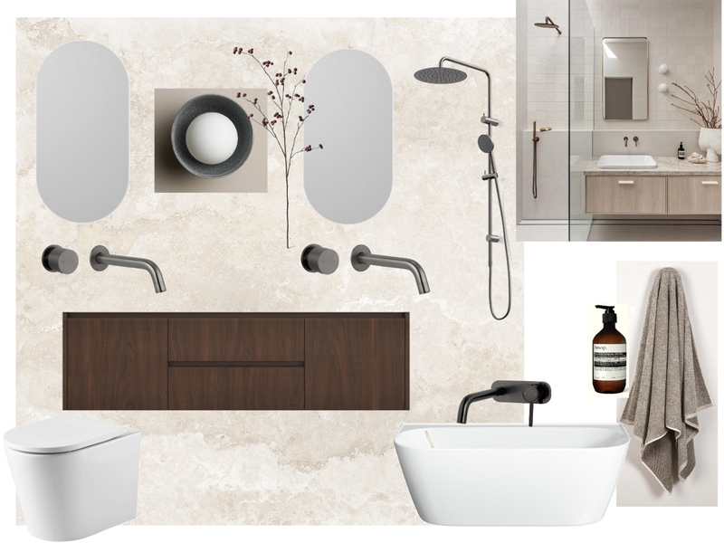 Ensuite Mood Board by Ebb05 on Style Sourcebook