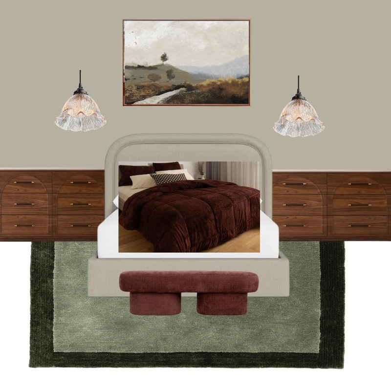bedroom Interior Design Mood Board by aiinteriordesign