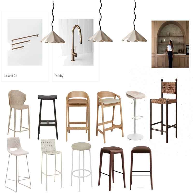 Sunbury barstools Mood Board by Rhiannon Lee, Oleander & Finch Interiors on Style Sourcebook