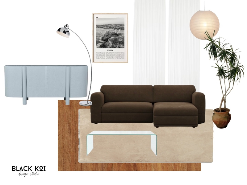 SAFFI - Lounge Room Mood Board by Black Koi Design Studio on Style Sourcebook