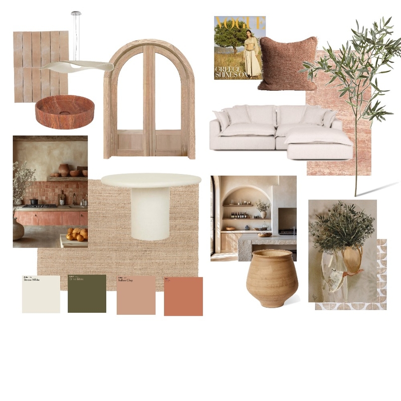 Mediterranean Interiors Mood Board by kieraross on Style Sourcebook