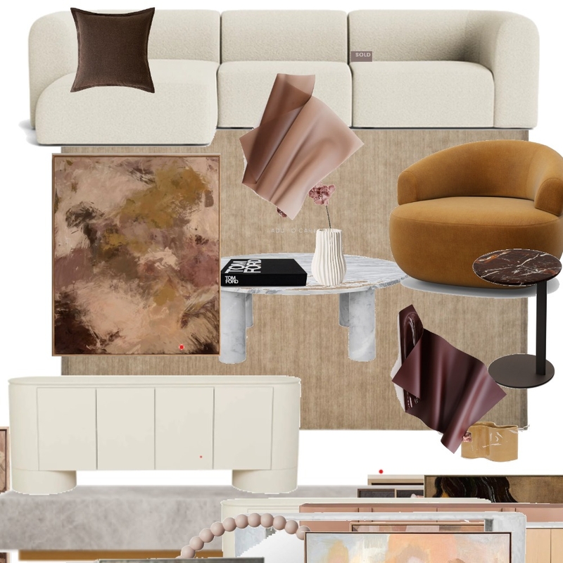 Living area king living rug accent chair and side goblewest buffet v2 Mood Board by Efi Papasavva on Style Sourcebook