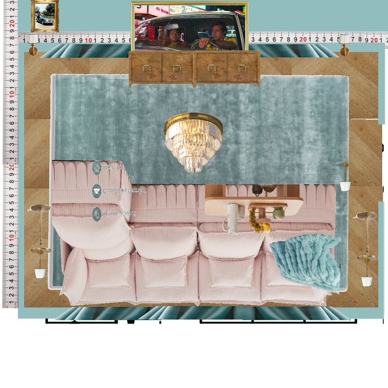 Cinema Blue Colour Drench Mood Board by dl2407 on Style Sourcebook