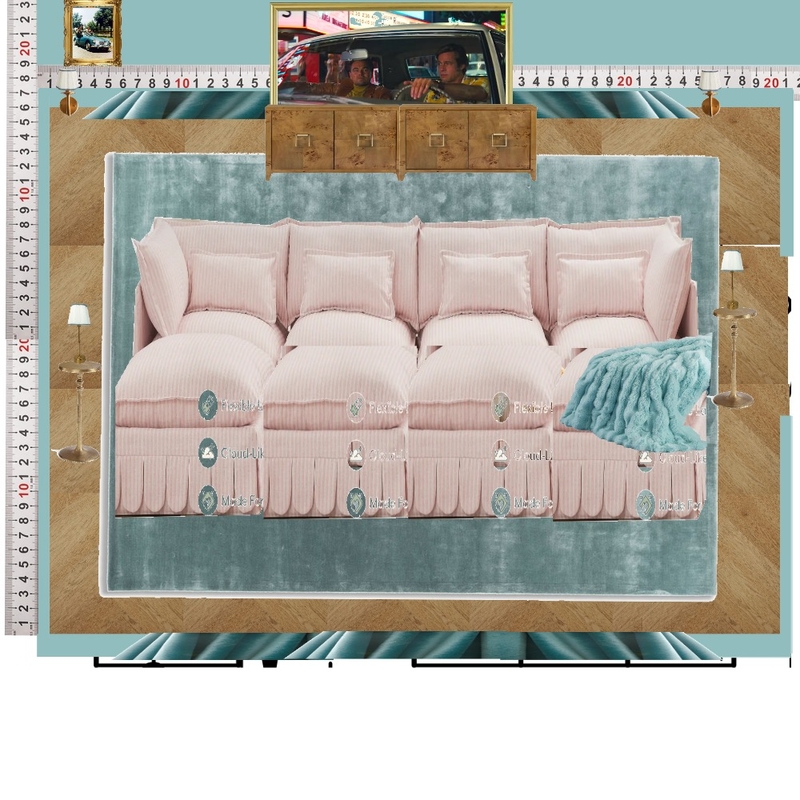Cinema Blue Colour Drench Mood Board by dl2407 on Style Sourcebook