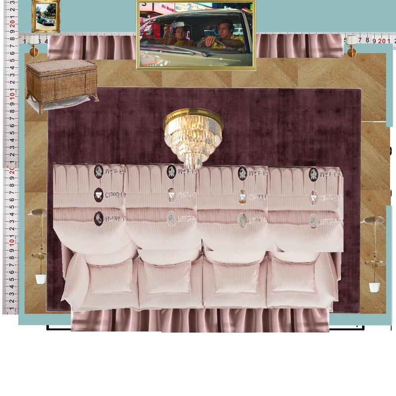 Cinema Blue Colour Drench Mood Board by dl2407 on Style Sourcebook