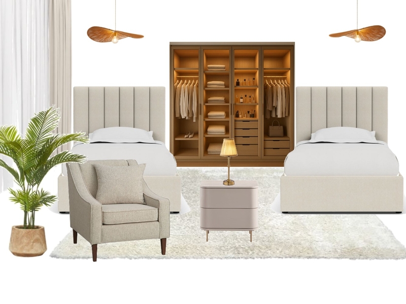 غرفة فرد Interior Design Mood Board by heyam