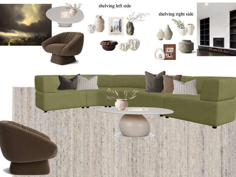 Project Nicholls - final main living Mood Board by Meraki Interiors on Style Sourcebook